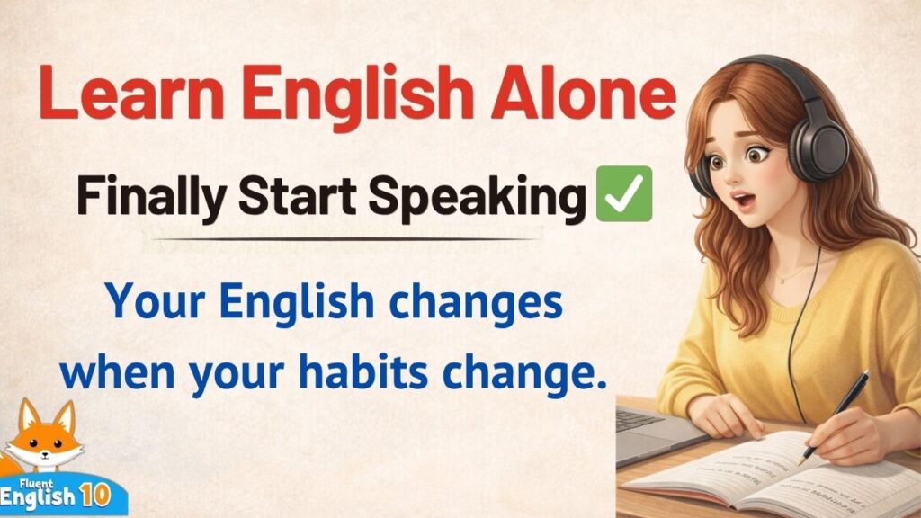 22-How to Learn English Alone and Finally Start Speaking
